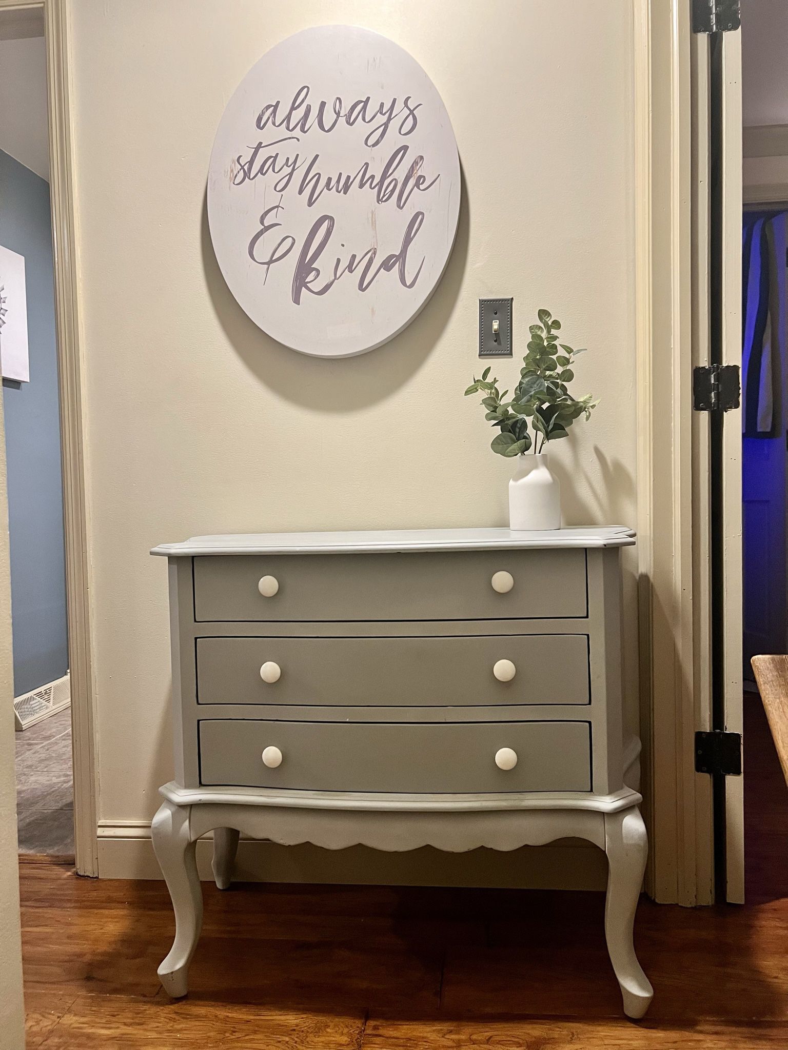Gray Dresser Or Buffet- Perfect For Nursery 