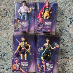  KPop Demon Hunters Huntr/x 4 Doll Set RUMI MIRA ZOEY JINU 