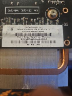 GeForce GTX 1660 OC 6GB