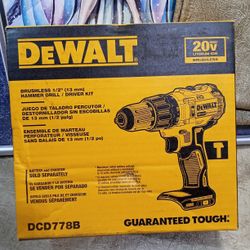 NEW DEWALT 20V BRUSHLESS 1/2 HAMMER DRILL 