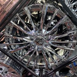 24s Chrome Nice Wheels Tire 6lug GMC 