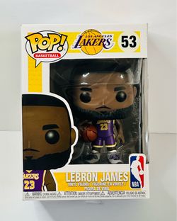 Funko Pop! Basketball LeBron James #53 in Purple Los Angeles Lakers Jersey New