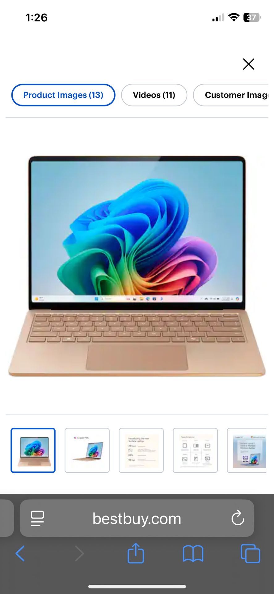 Microsoft Surface Laptop 7th Edition •dune