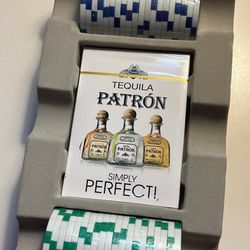 Patron Chips And Playing Cards 