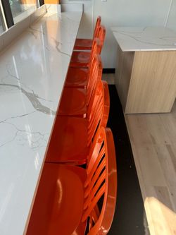 Orange Restaurant Chairs