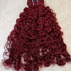 Hair Weave / Extension Burmese Human Hair 22” Ferrari Red 