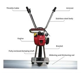Concrete Power screed Gx35 Honda engine