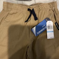 Kids Nautica Khaki Joggers Khaki pants Drawstring 