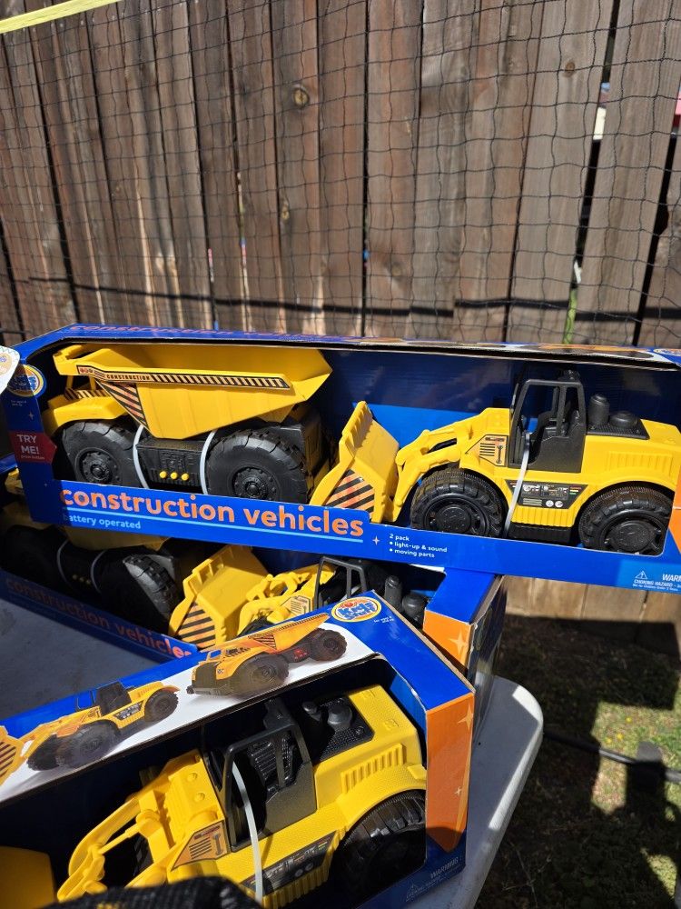 Construction Vehicles Battery Operated