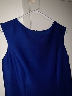 Donna Ricco New York Brand New Never Worn Royal Blue Sleeveless Dress
