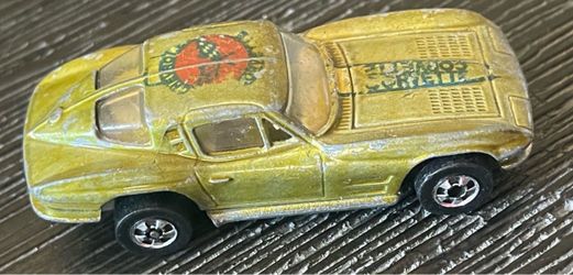 Hot Wheels Gold Corvette Die-Cast Car