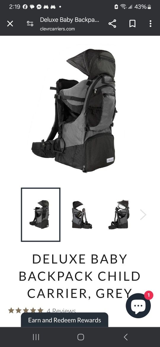 Clevr Plus Child Carrier Packs