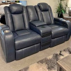 Flyne Dyme Power Reclining Sofa And Loveseat Set 🌟 Take Home Pay Later ⭐$39 Down Payment with Financing ⭐ 90 Days same as cash