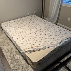 Free Queen Box Spring And Metal Bed Frame