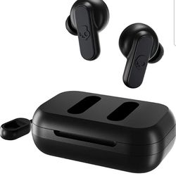 Skullcandy Dime True Wireless In-Ear Bluetooth Earbuds Compatible with iPhone and Android / Charging Case and Microphone / Great for Gym, Sports, and 