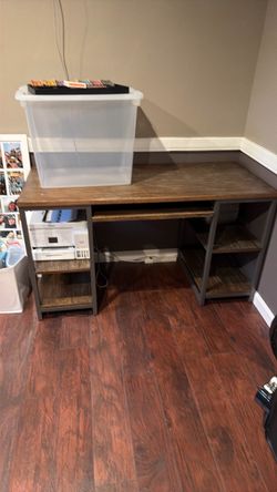 Wood desk