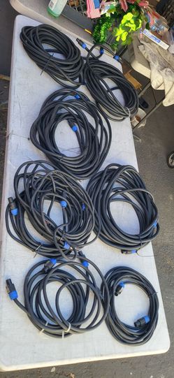 10 Speakon speaker cables