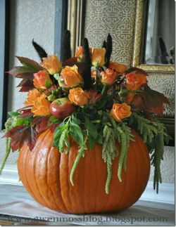 Halloween wedding centerpieces
