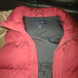 Banana republic red fluffy bestvest