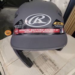 Rawlings R16S-REVB Batting Helmet – Gray – $30