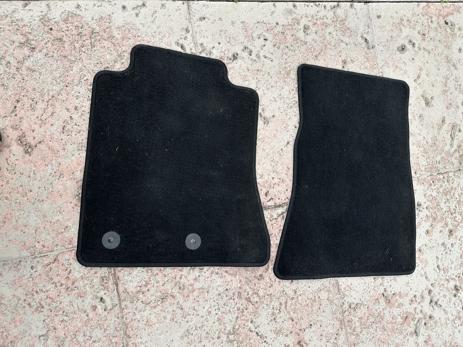 Front Black Car Mats For 2015-2023 Mustang