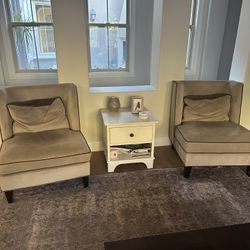 Coffee Table + 2 End Chairs