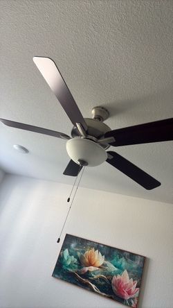 5-Blade Ceiling Fan with Light Kit (Two Fans)