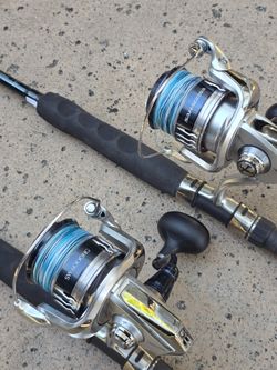 Shimano Saragosa Reel/Braid/Tallus Rods...350.00 EACH 
