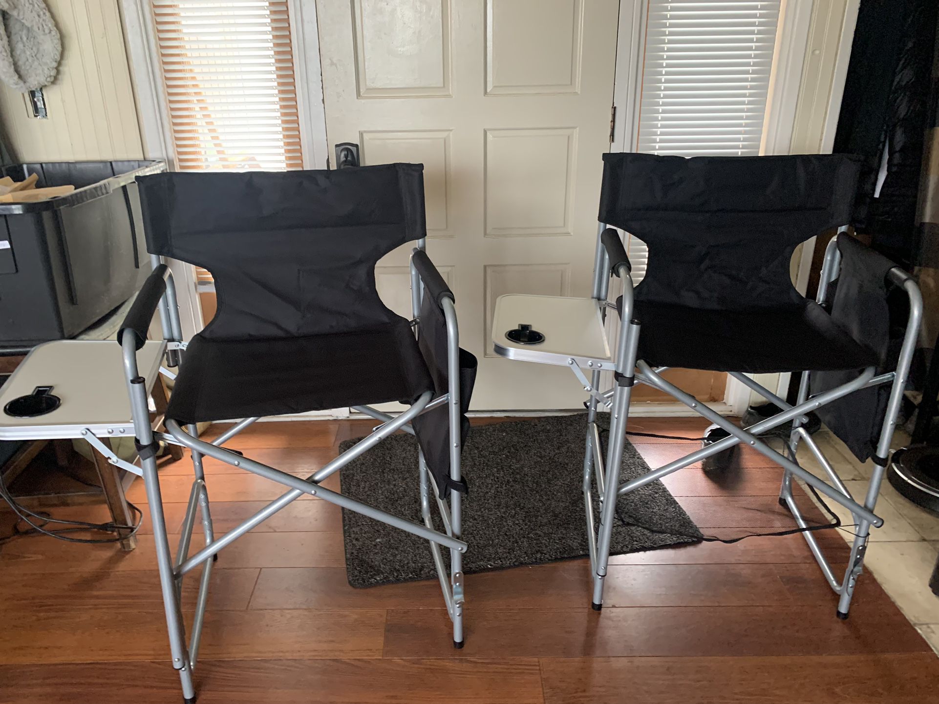 2 Tall directors Chairs  