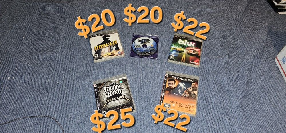 Playstation 3 Ps3 Games $20 And Up