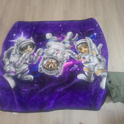 Space Cat Blanket