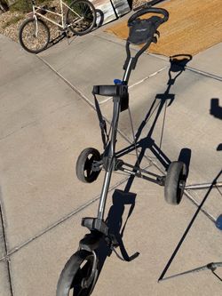 Push golf cart