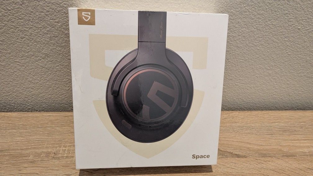 Soundpeats Space Hybrid Active Noise Cancelling Headphones, Wireless Over Ear Bluetooth Headset