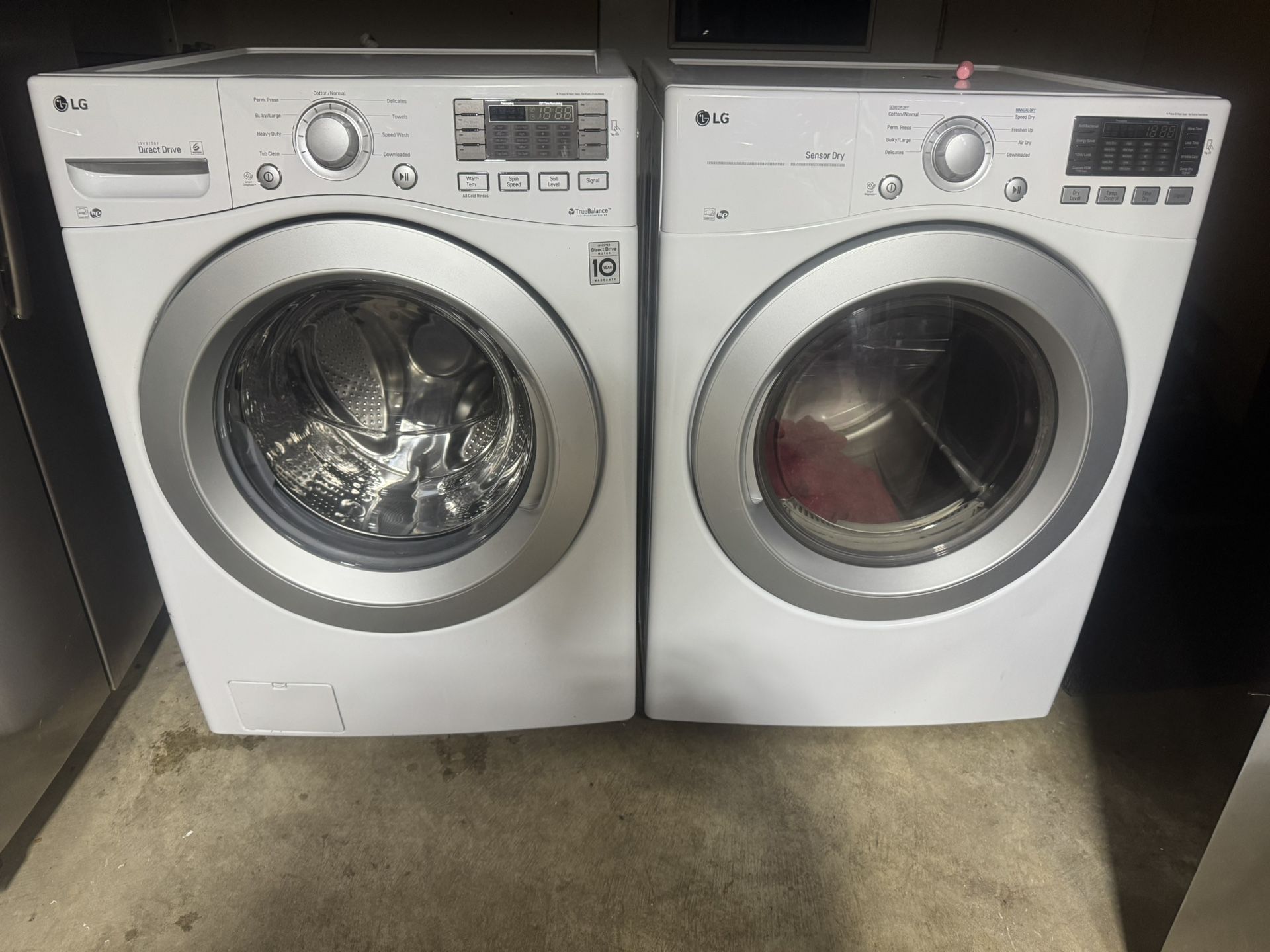 Washer And Electric Dryer