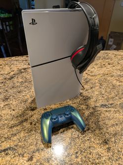 PS5 with Controller and Headset