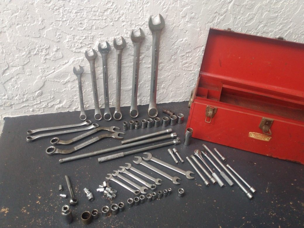 Craftsman USA, Wrench & Socket Set, SK Tools, Forged In America, Craftsman Commercial Toolbox, Over 100 Tool Set Pieces