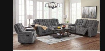 New Reclining Couch Set
