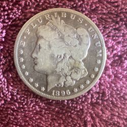 KEY DATE 1896 S  Morgan Silver Dollar