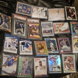Baseball Cards! PSA Graded Cards! Rookies! Autograph! Mike Trout Silver Prizm! Bo Bichette Rookie!