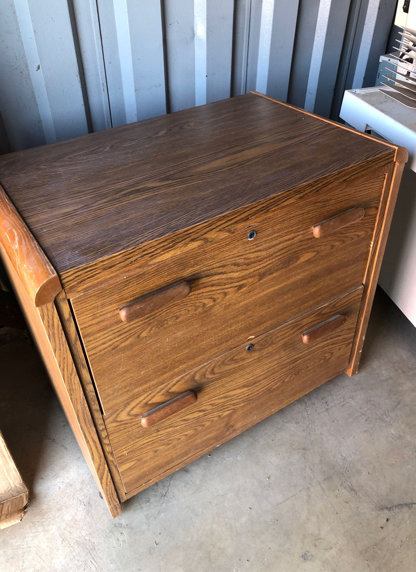 2 drawer lateral file cabinet Wood. Free Free Free