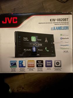 JVC KW-V820BT - DVD receiver - display - 6.8" - touch screen - in-dash unit