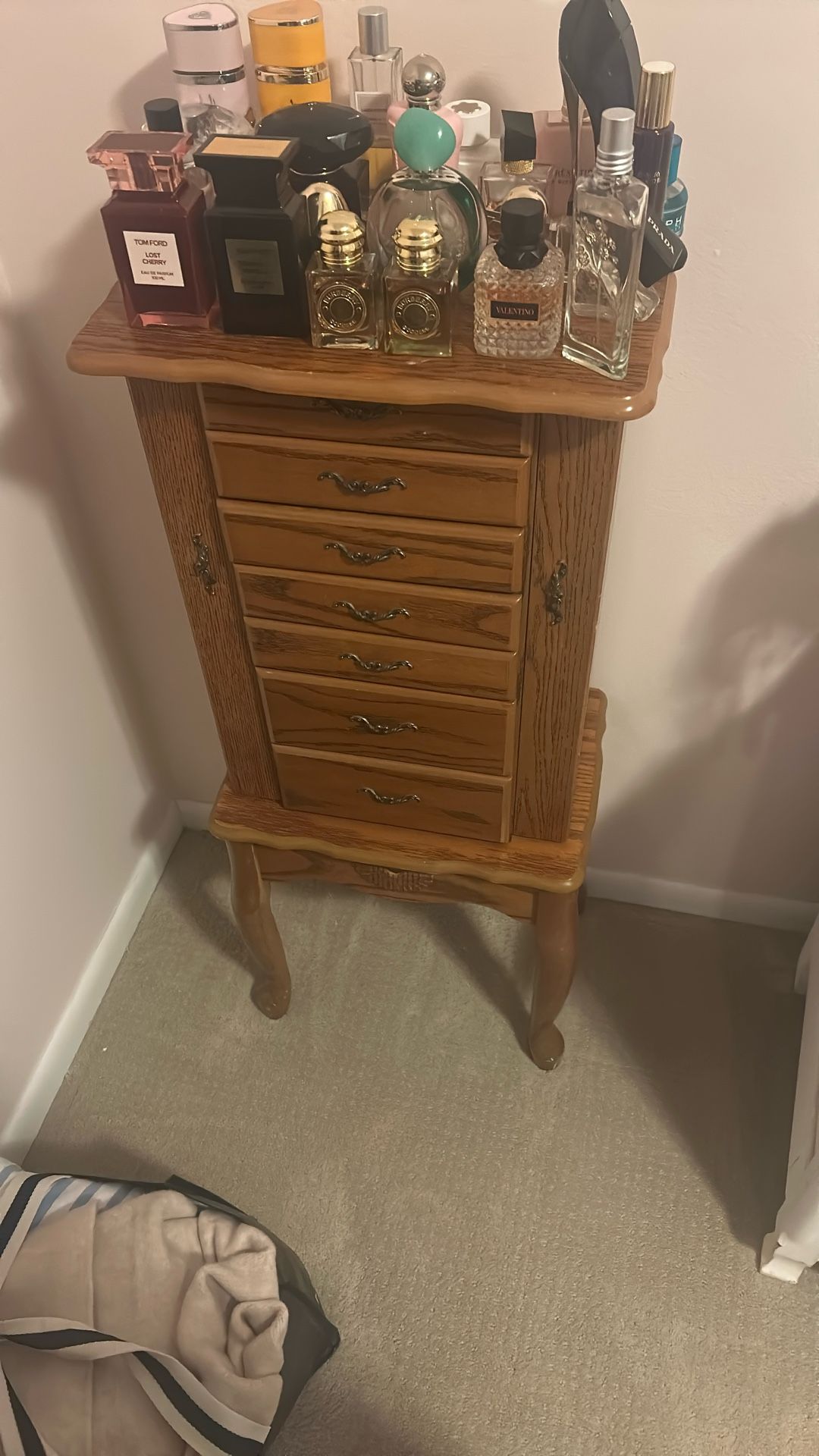 Vintage Tall Jewelry Stand/Armoir