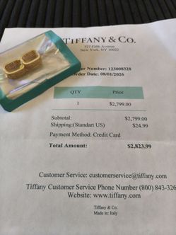 Tiffany & Co. Gold Hoop Earrings