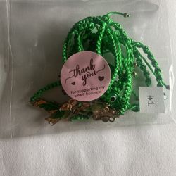 Handmade braided bracelets