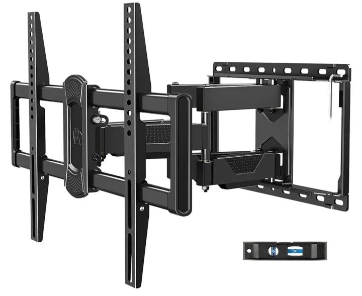UL Listed TV Wall Mount for Most 42-84 Inch TV, Full Motion TV Mount with Swivel and Tilt, TV Bracket with Articulating Dual Arms, Fits 16inch Studs, 