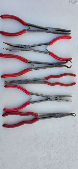 Mac long reach plier set. 6 piece.
