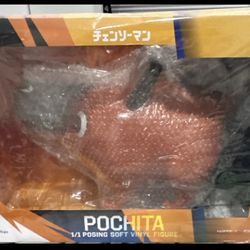 FuRyu Chainsaw Man Pochita 1:1 Scale Posing Soft Vinyl Figure