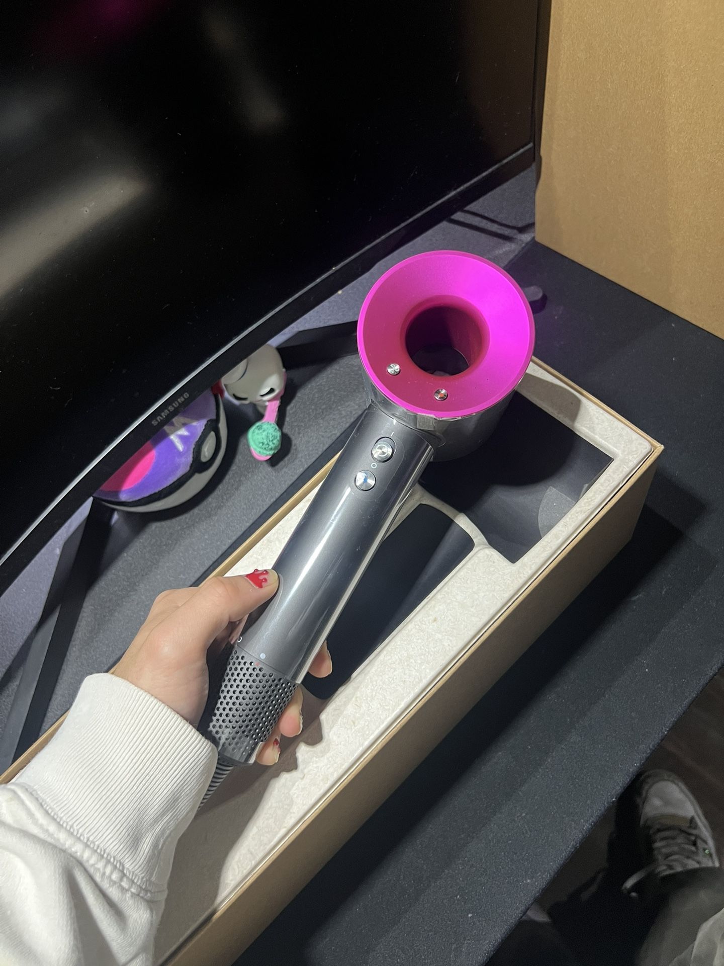 Open Box Dyson purple Never Used!