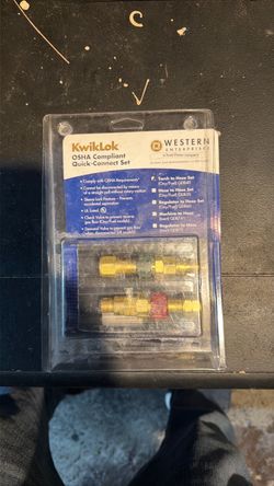 Western Enterprises KwikLok OSHA Quick-Connect Set