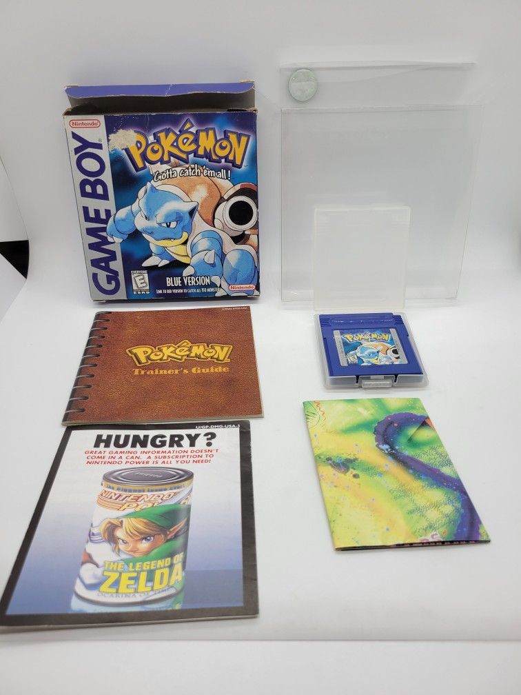 Pokemon Blue Complete In Box CIB Authentic OEM 1st Print Gameboy Color GBC